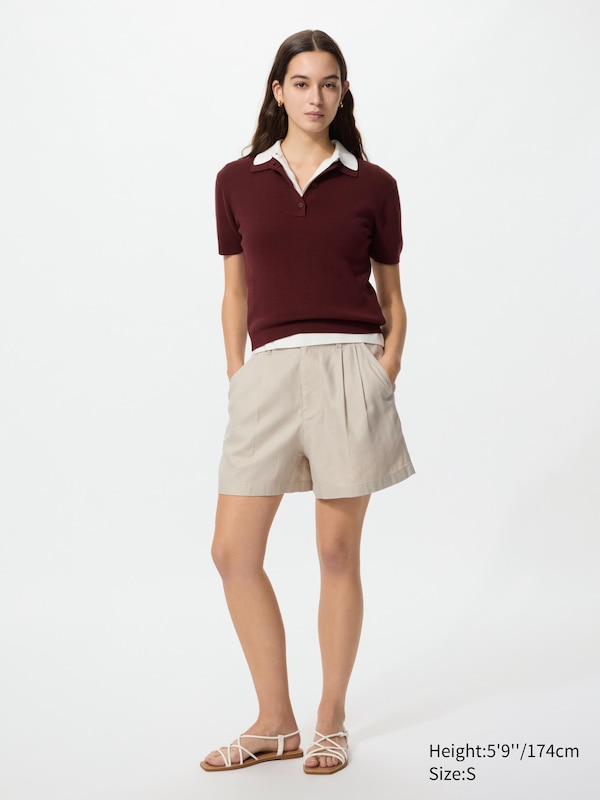 Linen Cotton Shorts