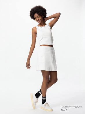 Pleated Skort