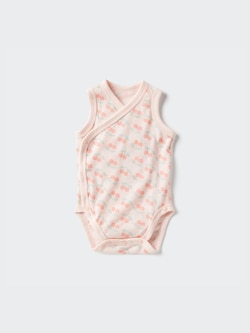 Newborn Cotton Mesh Inner Sleeveless Bodysuit
