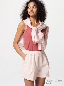 Cotton Easy Shorts Stripe