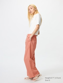 Linen Blend Easy Pants