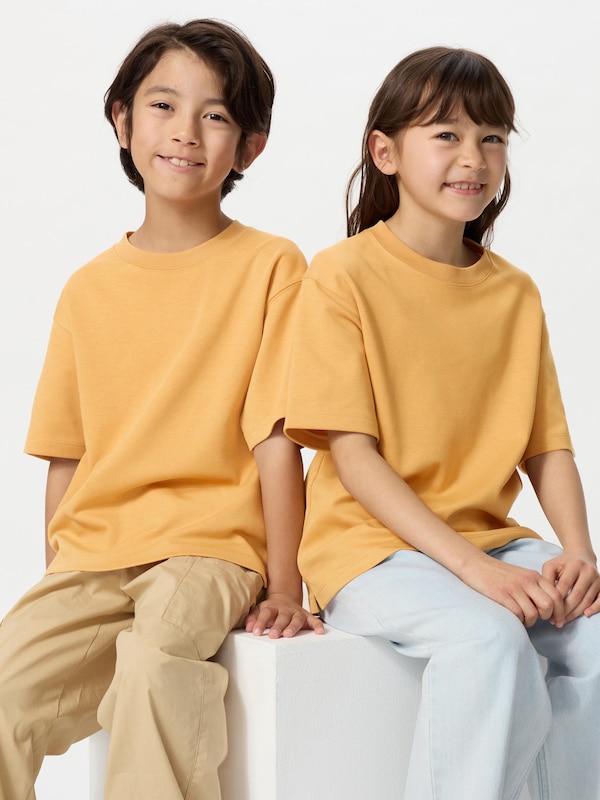 KIDS AIRism Cotton Crew Neck T-Shirt