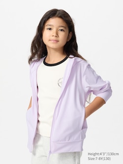 KIDS AIRism UV Protection Full Zip Hoodie