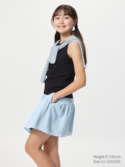 GIRLS Tiered Mini Skort