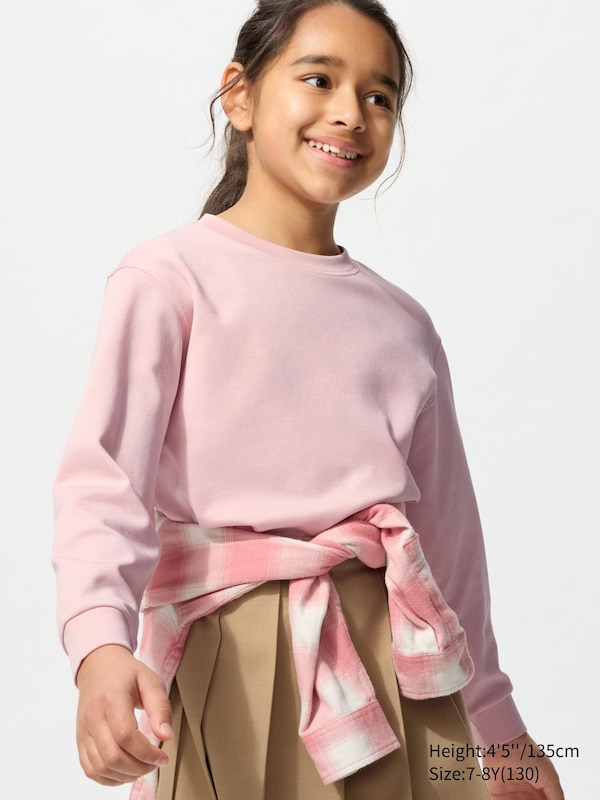 AIRism Cotton Crew Neck Long Sleeve T-Shirt