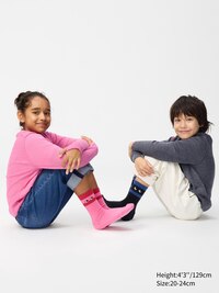 KIDS HEATTECH Kaos Kaki 2P