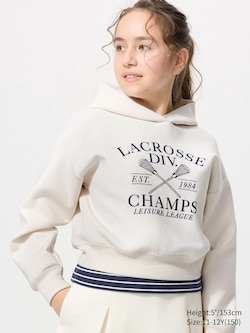 GIRLS Dry Sweat Cropped Hoodie