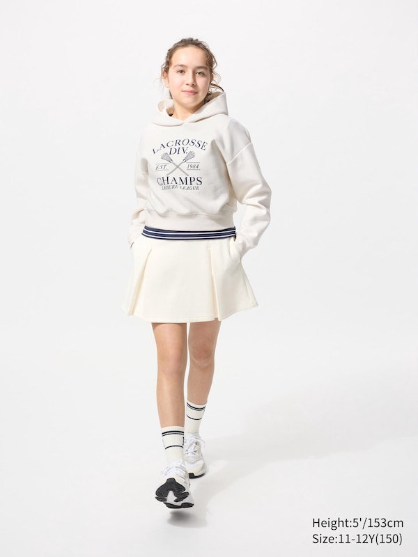 GIRLS Dry Sweat Cropped Hoodie