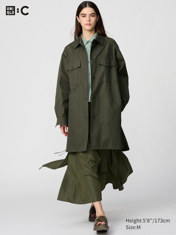 UNIQLO : C Oversized Shirt Coat