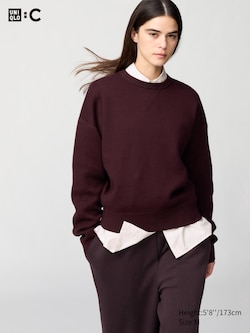 UNIQLO : C Smooth Cotton Crew Neck Sweater