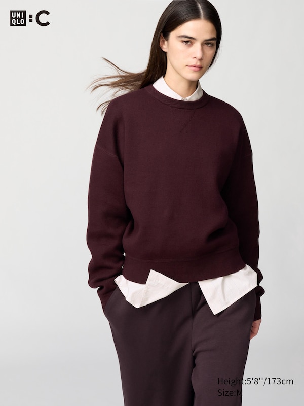 UNIQLO : C Smooth Cotton Crew Neck Sweater