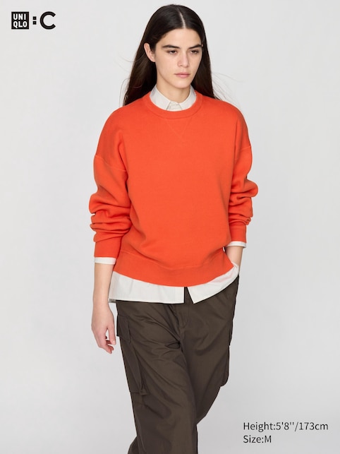 UNIQLO : C Smooth Cotton Crew Neck Sweater