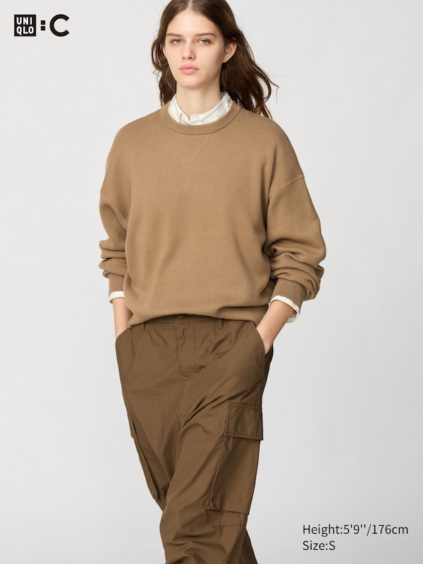 UNIQLO : C Smooth Cotton Crew Neck Sweater