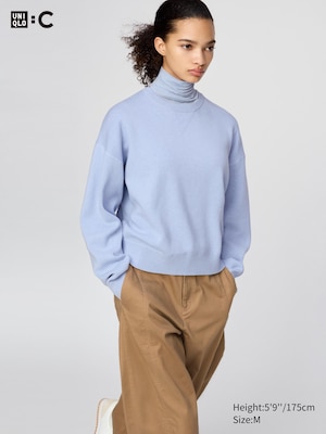 UNIQLO : C Smooth Cotton Crew Neck Sweater