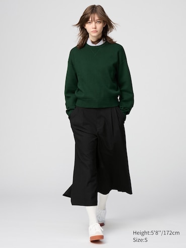 UNIQLO : C Smooth Cotton Crew Neck Sweater