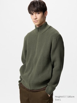 Middle Gauge Full-Zip Sweater