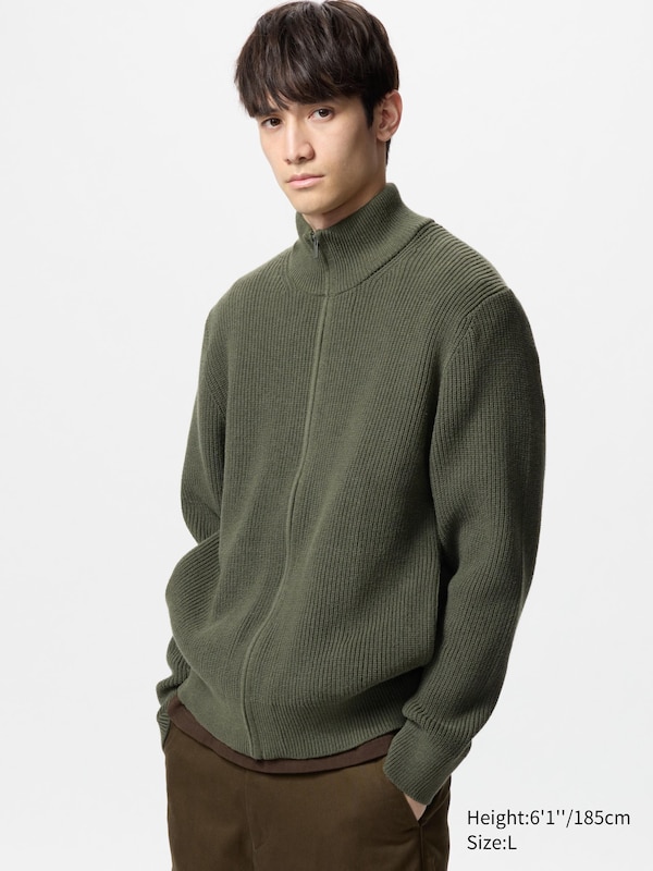 Middle Gauge Full-Zip Sweater