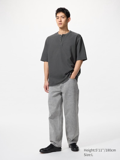 DRY Waffle Henley T-Shirt