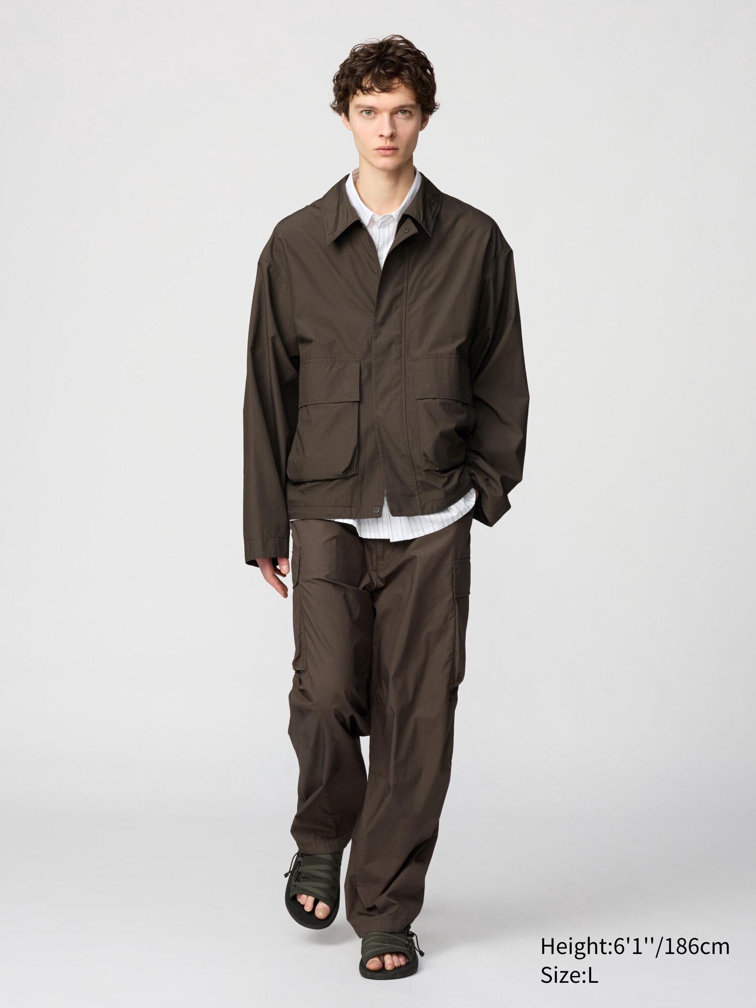 Men's UNIQLO : C Cotton Short Blouson | UNIQLO AU