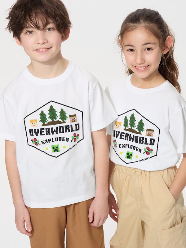 KIDS Minecraft UT Graphic T-Shirt