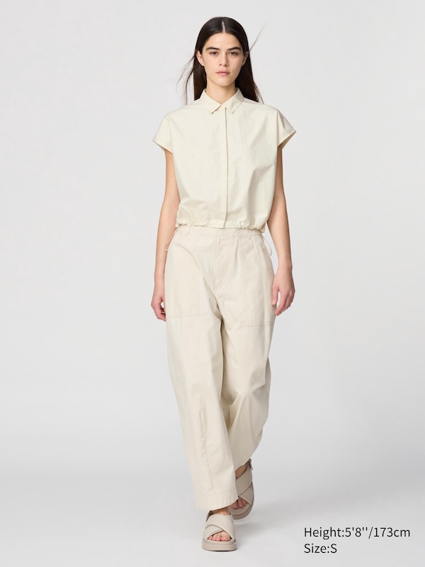 UNIQLO : C Cropped Sleeveless Shirt