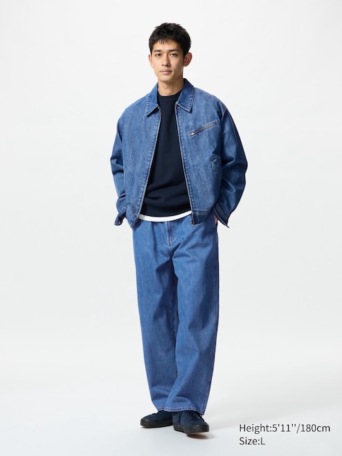 Wide Fit Uniqlo Black Jeans Men Wide Straight Jeans UNIQLO US