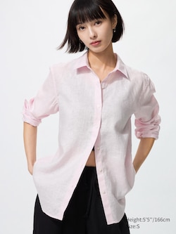 100% European Premium Linen Long Sleeve Shirt
