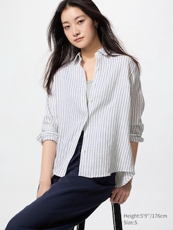 100% European Premium Linen Long Sleeve Shirt