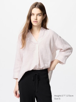 100% European Premium Linen Shirt Long Sleeve