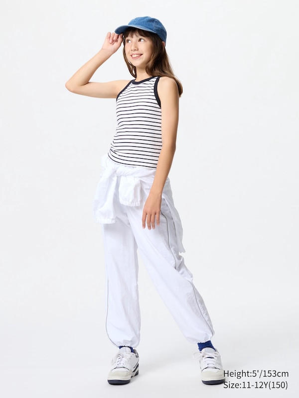 GIRLS Cropped Ribbed Bra Sleeveless Top