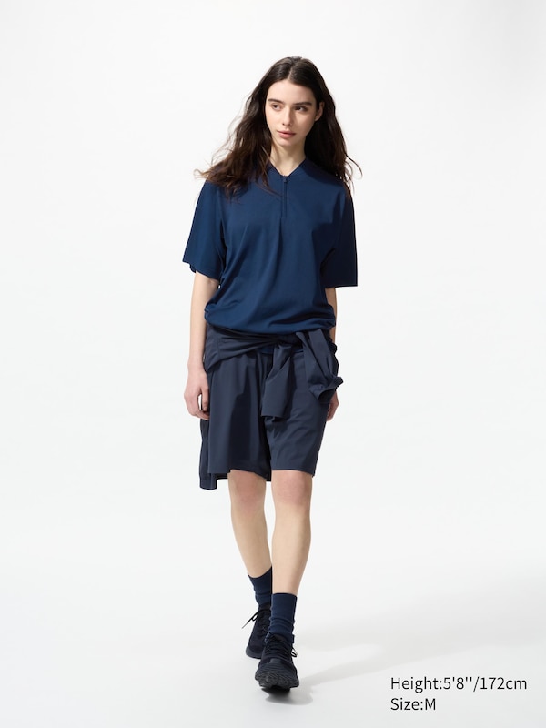 DRY-EX Stand Collar Polo Shirt