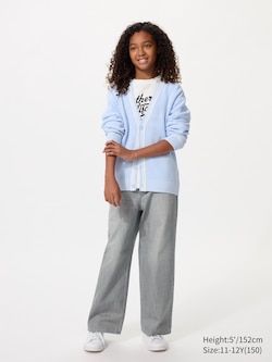 KIDS Wide Fit Straight Jeans