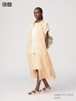 Uniqlo U Cotton Shirt Sleeveless Dress
