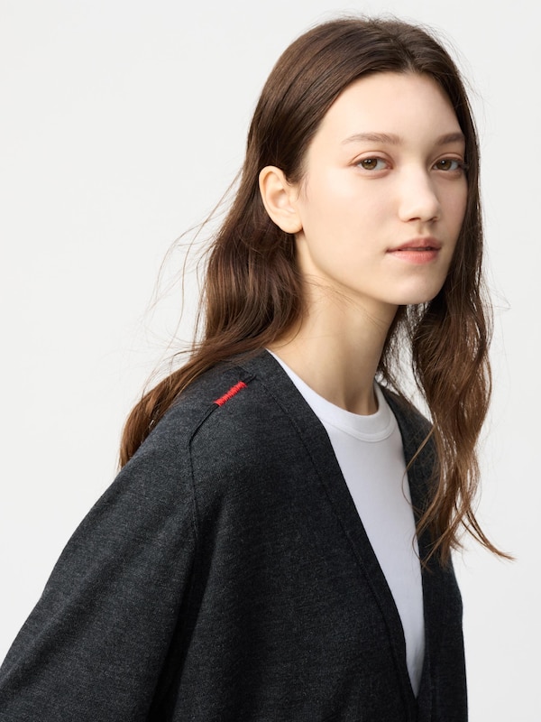 ANYA HINDMARCH 100% Merino Oversized V Neck Cardigan