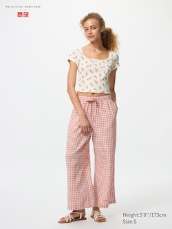PRINCESSE tam.tam Seersucker Easy Pants