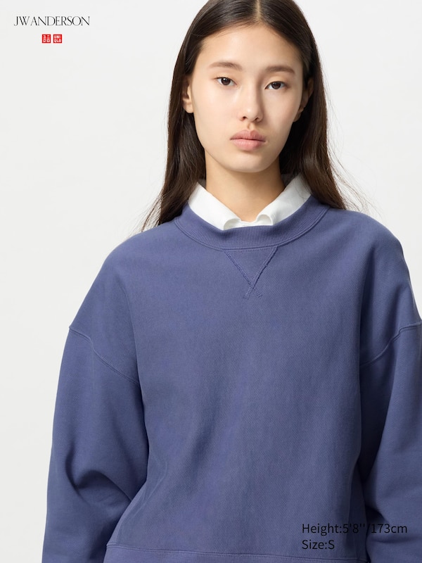 JW ANDERSON Boxy Crew Neck Sweatshirt