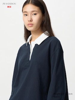 JW ANDERSON Boxy Rugger Polo Shirt Long Sleeve