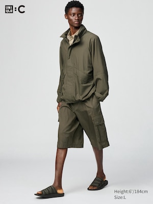 Wide Fit Cargo Half Pants