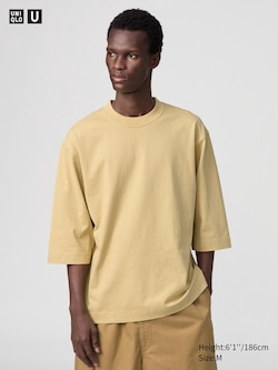 Uniqlo U Crew Neck 3/4 Sleeve T-Shirt