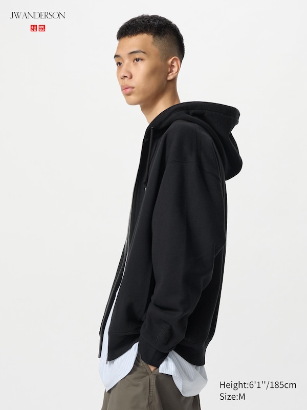 JW ANDERSON Sweat Oversized Full-Zip Hoodie