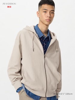 JW Anderson Sweat Oversized Full-Zip Hoodie