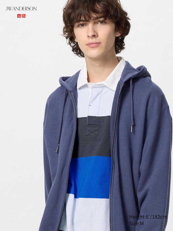 JW Anderson Sweat Oversized Full-Zip Hoodie