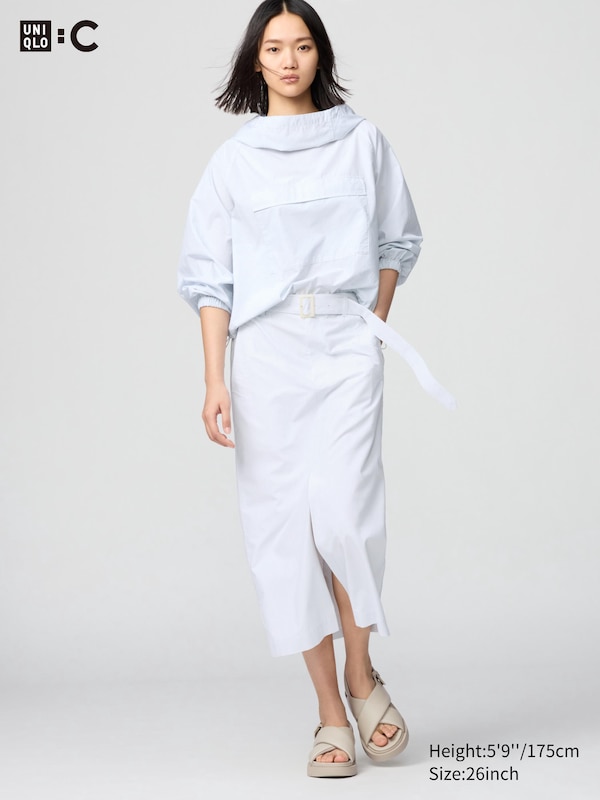 UNIQLO : C Belted Narrow Skirt