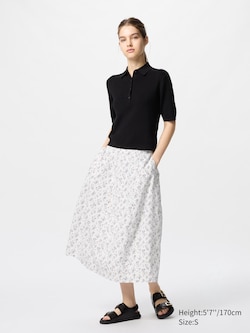 Cotton Cocoon Skirt