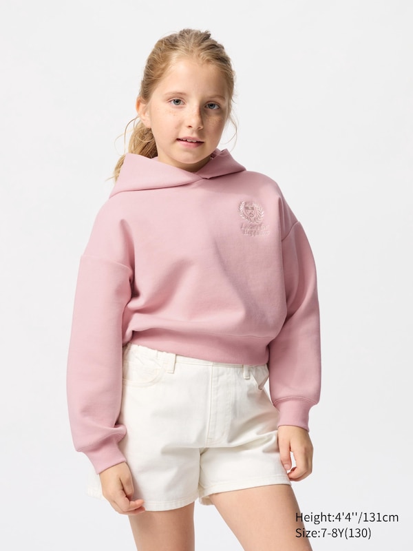 GIRLS Dry Sweat Cropped Hoodie