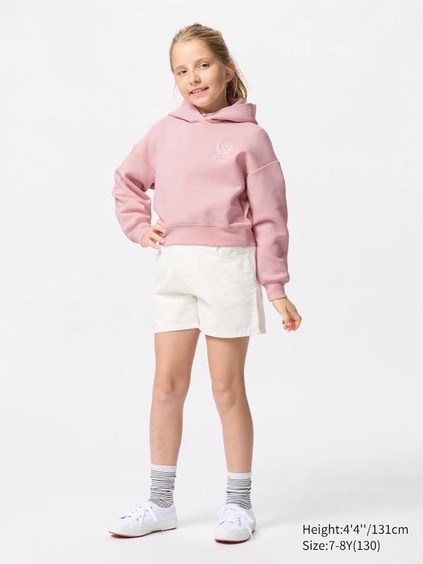 GIRLS Dry Sweat Cropped Hoodie