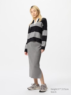 Smooth Cotton Blend Skirt