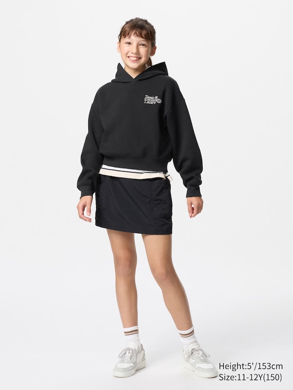 GIRLS Dry Sweat Cropped Hoodie