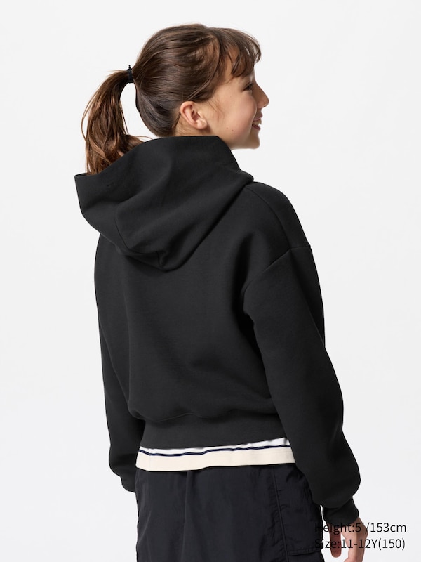 GIRLS Dry Sweat Cropped Hoodie