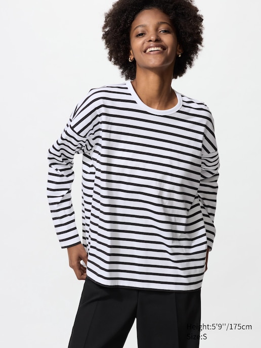 AIRism Cotton T-Shirt Long Sleeve